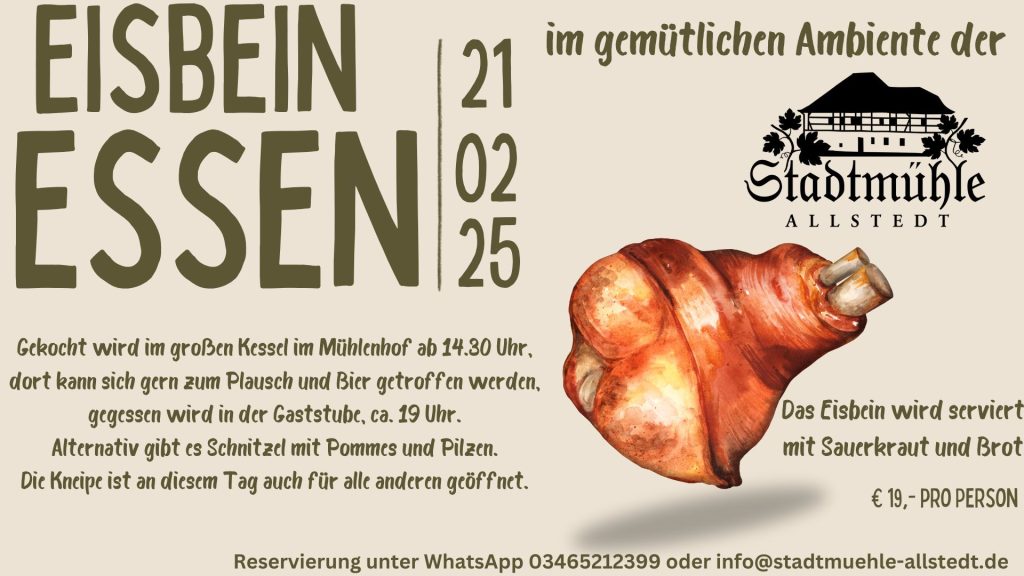 Eisbeinessen